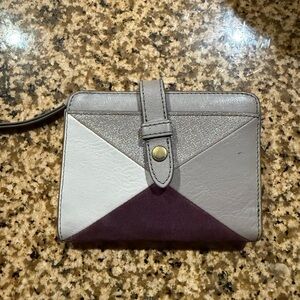 Fossil Gray and Silver Women's Wallet